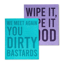Load image into Gallery viewer, Wipe it Good S/2 Swedish Dishcloths
