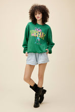 Load image into Gallery viewer, Nirvana Lilies BF Crew in Jade
