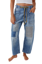 Load image into Gallery viewer, Moxie Low Slung Barrel Jeans in Truest Blue
