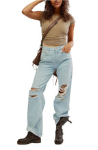 Load image into Gallery viewer, Tinsley Baggy High Rise Jeans
