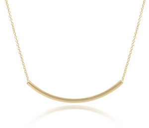 16” Necklace Gold - Bliss Bar Gold