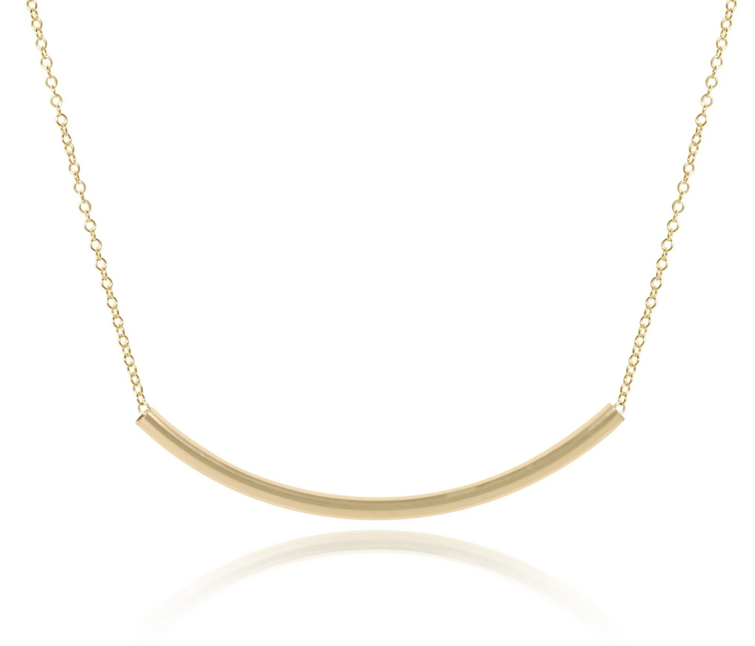 16” Necklace Gold - Bliss Bar Gold