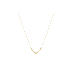 16” Necklace Gold - Classic Beaded Bliss 2.5mm Gold
