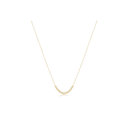 16” Necklace Gold - Classic Beaded Bliss 2.5mm Gold