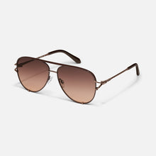 Load image into Gallery viewer, High Key Twist Sunglasses in Chocolate Frame &amp; Brown Fawn Lens
