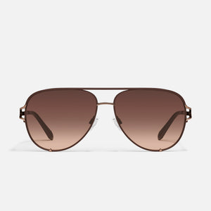 High Key Twist Sunglasses in Chocolate Frame & Brown Fawn Lens