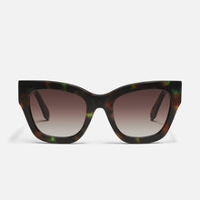 Load image into Gallery viewer, By The Way Sunglasses in Dappled Green Tort. &amp; Brown Lens
