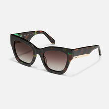 Load image into Gallery viewer, By The Way Sunglasses in Dappled Green Tort. &amp; Brown Lens
