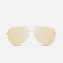 Load image into Gallery viewer, High Key Sunglasses in Gold Frame &amp; Gold Polarized Lens

