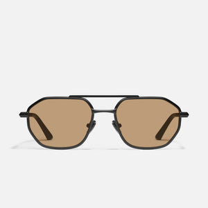 En Route in Matte Black Frame & Tan Lens