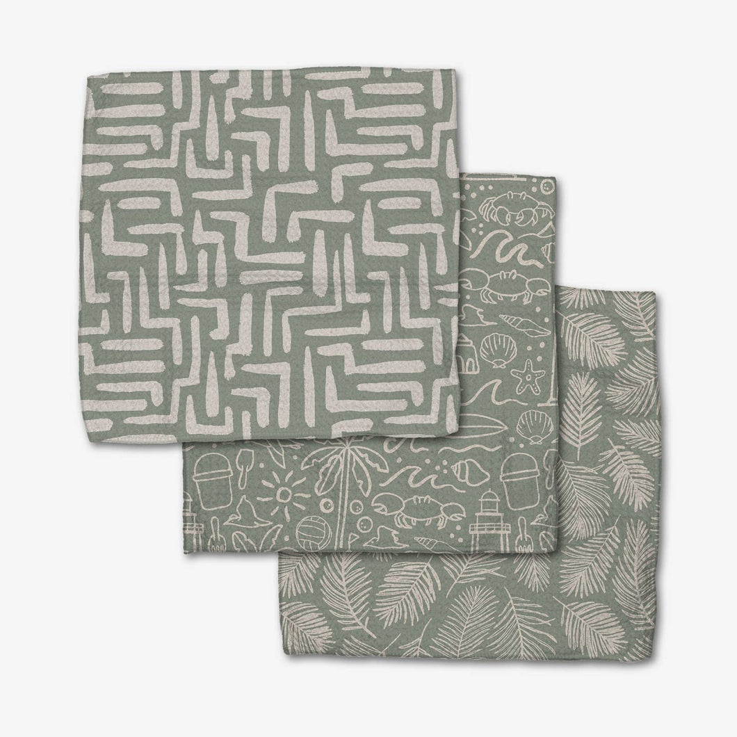 Beach Days Dishcloth Set