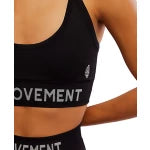 Load image into Gallery viewer, Long Haul Logo Bra in Black
