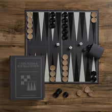 Load image into Gallery viewer, Checkers &amp; Backgammon Vintage Bookshelf Edition
