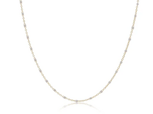 15” Choker Simplicity Chain Gold - 2mm Pearl