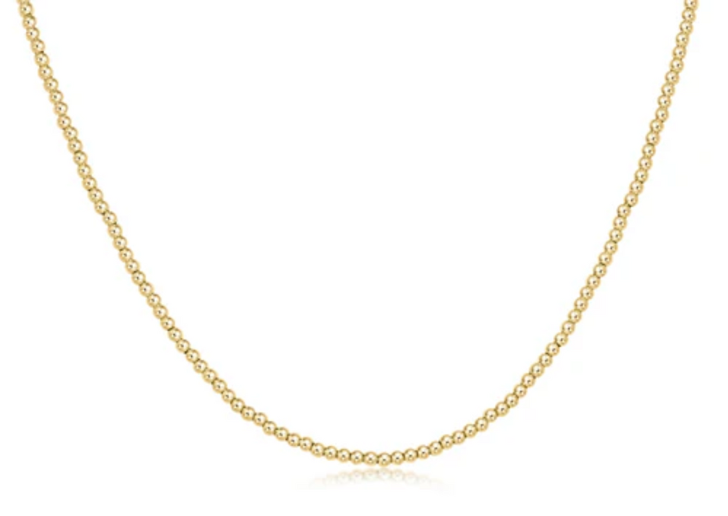 17” Classic Gold Choker 2mm