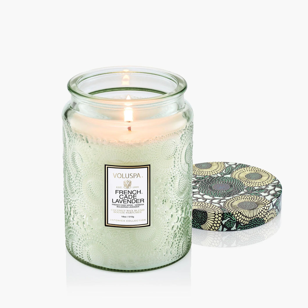 French Cade Lavender 18oz Large Jar Candle