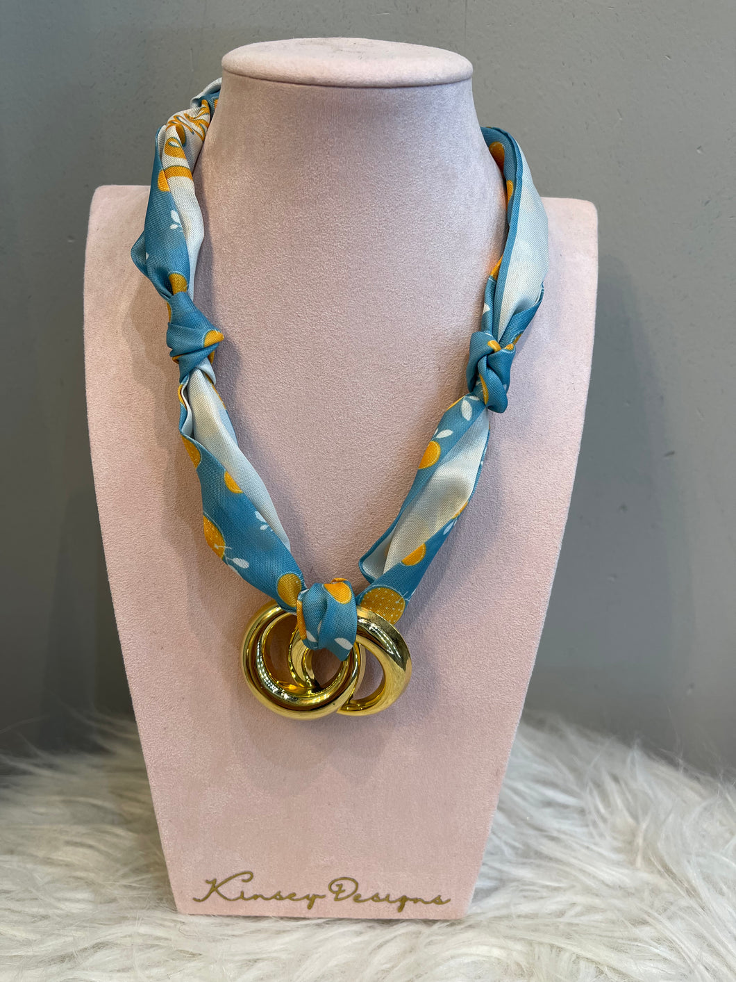 Clementine Scarf Necklace