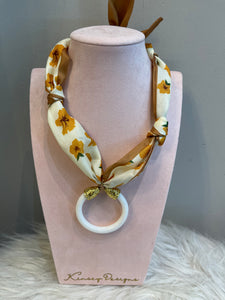 Marigold Scarf Necklace