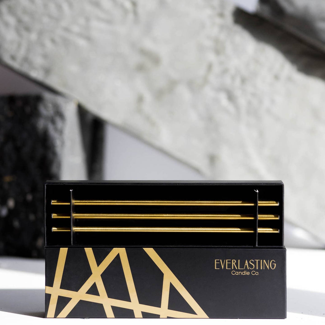 Gold Everlasting Candles