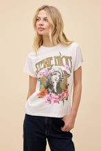 Load image into Gallery viewer, Stevie Nicks Flower Collage Tour Tee in Vintage White
