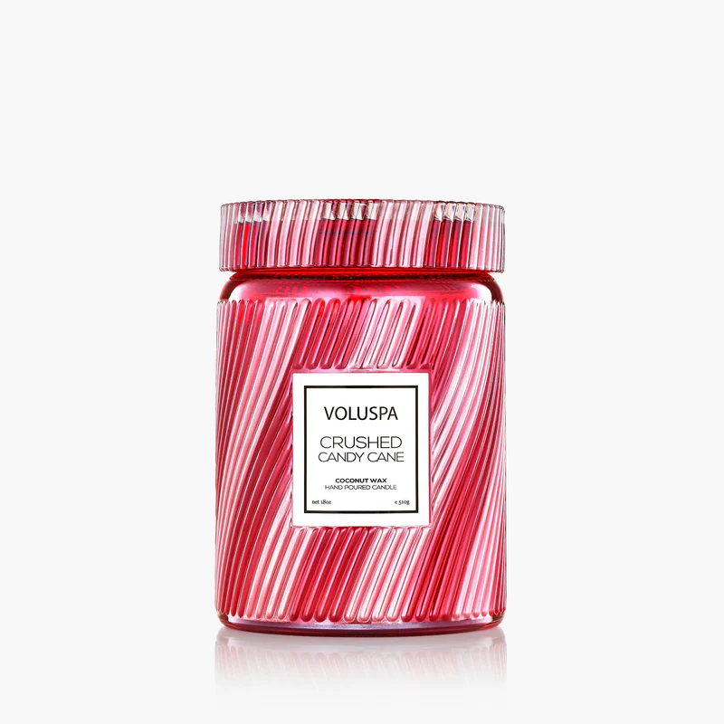 Crushed Candy Cane 18oz Large Jar Candle
