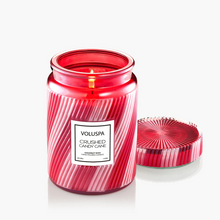 Load image into Gallery viewer, Crushed Candy Cane 18oz Large Jar Candle
