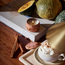 Load image into Gallery viewer, Spiced Pumpkin Latte Mini Tin Candle
