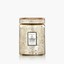 Load image into Gallery viewer, Gilt Pomander &amp; Hinoki 18oz Large Jar Candle
