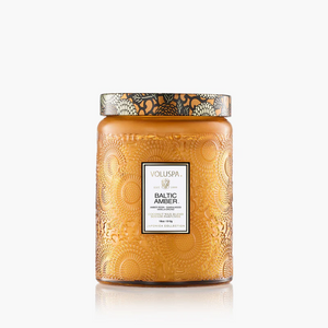 Baltic Amber 18oz Large Jar Candle