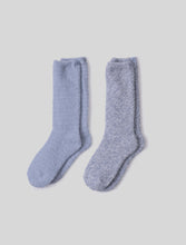 Load image into Gallery viewer, CozyChic 2 Pair Sock Set in Snow Drop Multi

