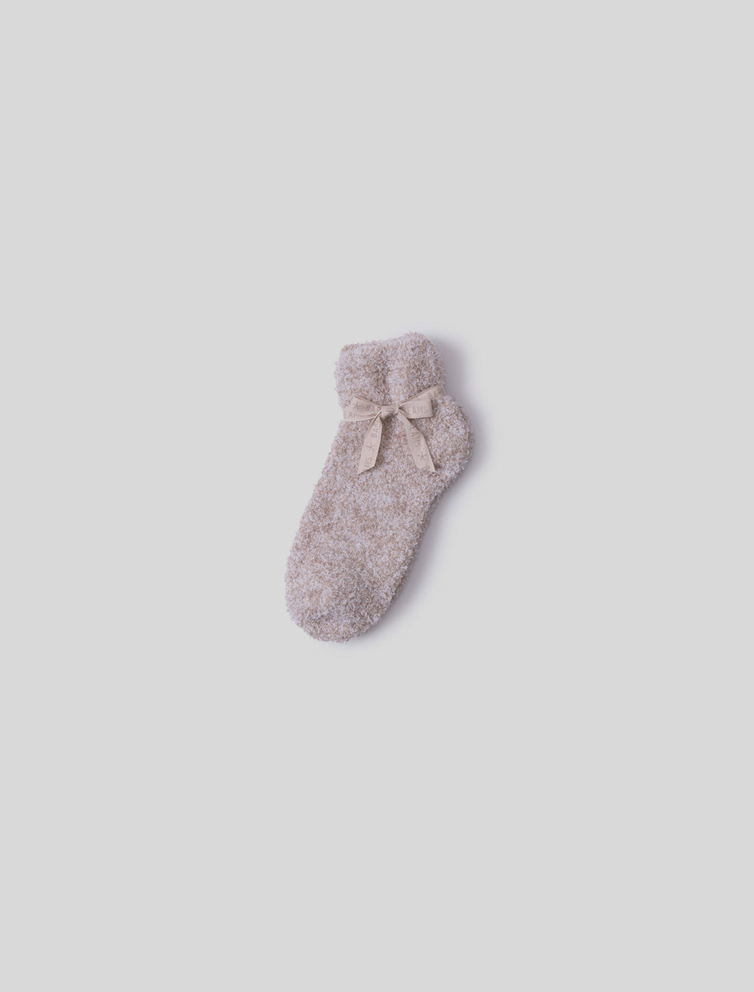 CozyChic Heathered Tennis Socks in Stone