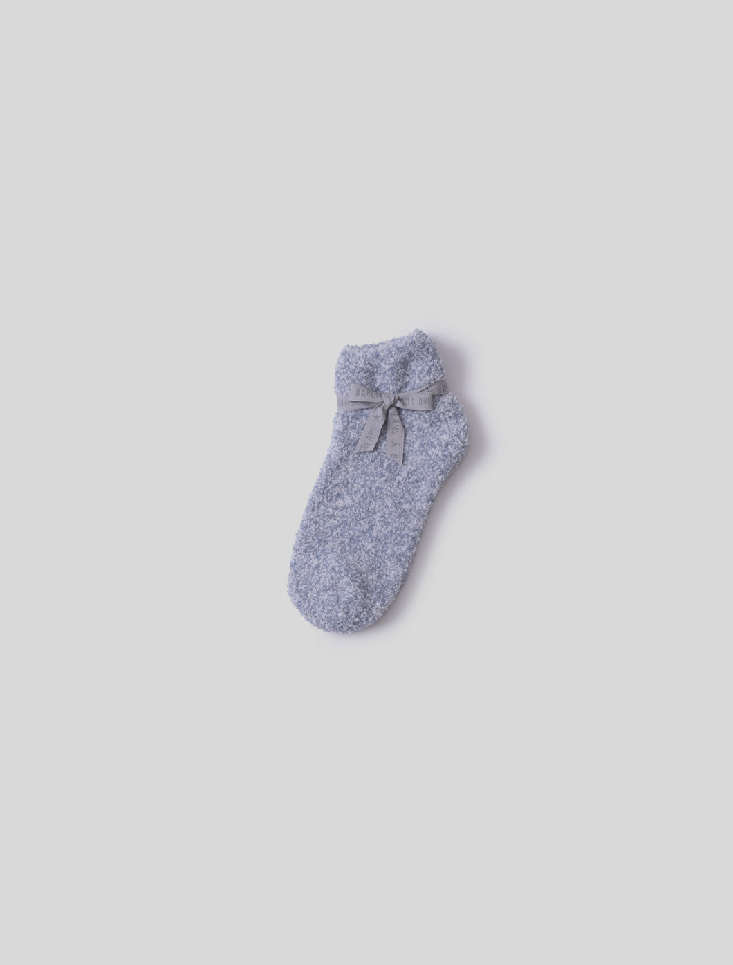 CozyChic Heathered Tennis Socks in Snow Drop