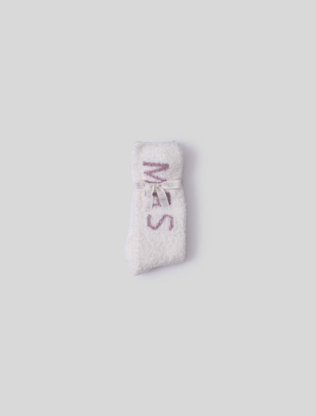 CozyChic Mrs Socks in Pearl/Teaberry