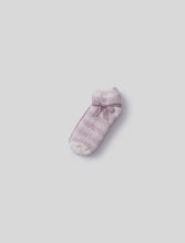 Load image into Gallery viewer, CozyChic Heathered Stripe Ankle Sock Set in Teaberry Multi
