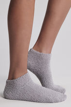 Load image into Gallery viewer, CozyChic Heathered Stripe Ankle Sock Set in Dove Gray Multi
