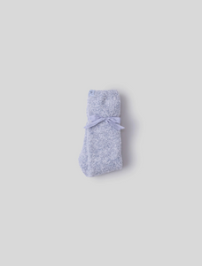 CozyChic Heathered Socks in Snow Drop