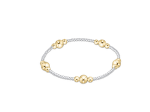 Purpose Gold 6mm Mixed Metal Bead Bracelet
