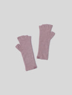 CozyChic Lite Fingerless Gloves in Teaberry