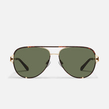 Load image into Gallery viewer, High Key Twist in Dark Tort Frame / Green Lens
