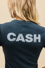 Load image into Gallery viewer, Johnny Cash Silhouette Vintage Tee in Vintage Black
