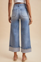 Load image into Gallery viewer, Comfort Stretch Wide Leg Jean in Medium Blue Denim
