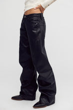 Load image into Gallery viewer, We The Free Fable Coated Twisted Seam Jean in Matte Black Finish
