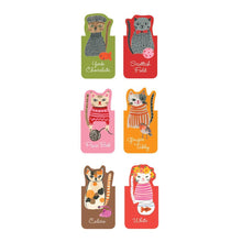Load image into Gallery viewer, Cool Cats Magnetic Bookmarks
