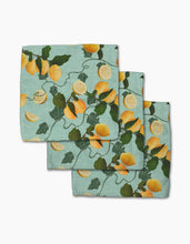 Load image into Gallery viewer, Amalfi Lemon Dishcloth Set
