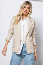 Load image into Gallery viewer, Pocket Blazer in Light Tan
