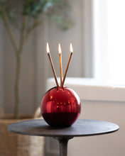 Load image into Gallery viewer, Neva Vase - Red Metallic Candle Holder
