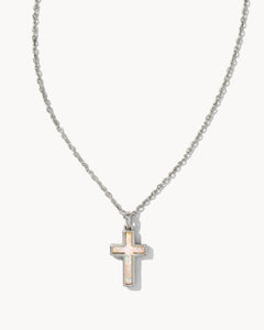 Kendra Scott Opal Cross Pendant