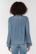Load image into Gallery viewer, Kendall Long Sleeve Denim Top
