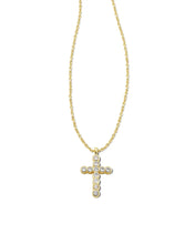 Load image into Gallery viewer, Kendra Scott Cross Crystal Pendant Necklace
