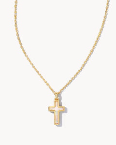 Kendra Scott Opal Cross Pendant